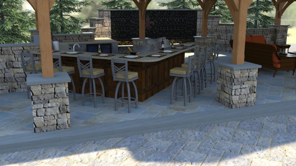 3D Rendering of part of the project