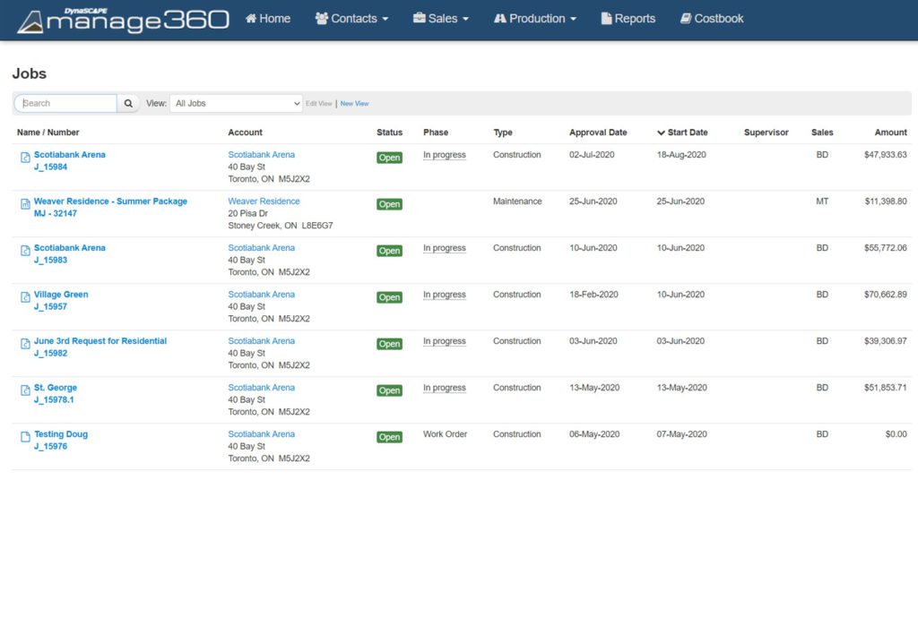 Job Management Sales Cycle